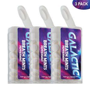 Galactic Breath Mints | Sugar-Free Peppermint (3 PACK)